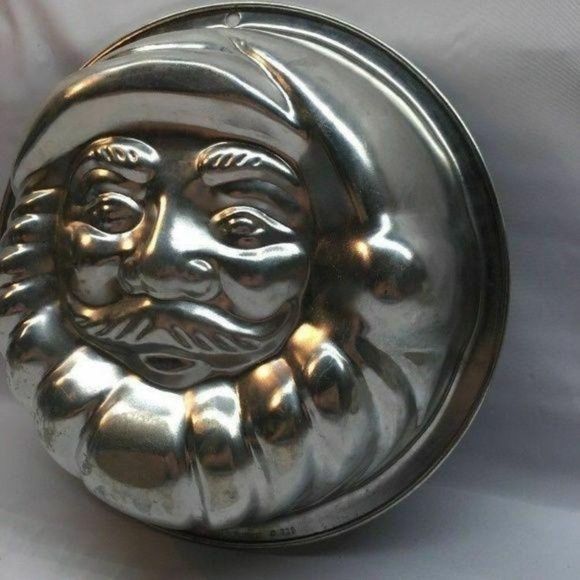 Progressus 2000 #725 Santa Claus Face Christmas Baking Jello Cake Vintage - Picture 3 of 8